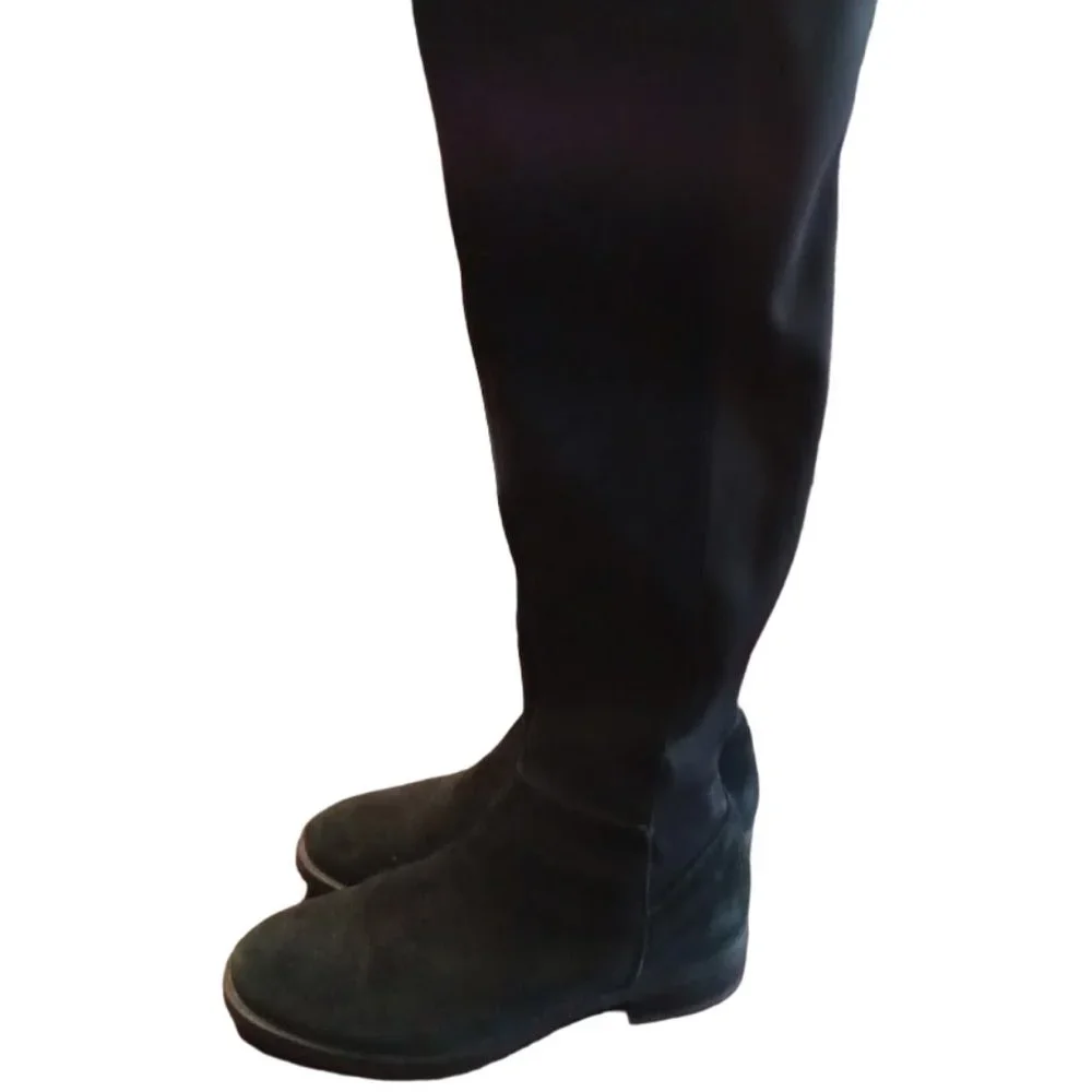 EUC | Blondo | Black Suede | Tall Waterproof Boots | Pull On | Womens | Size: 9M - Picture 2 of 16